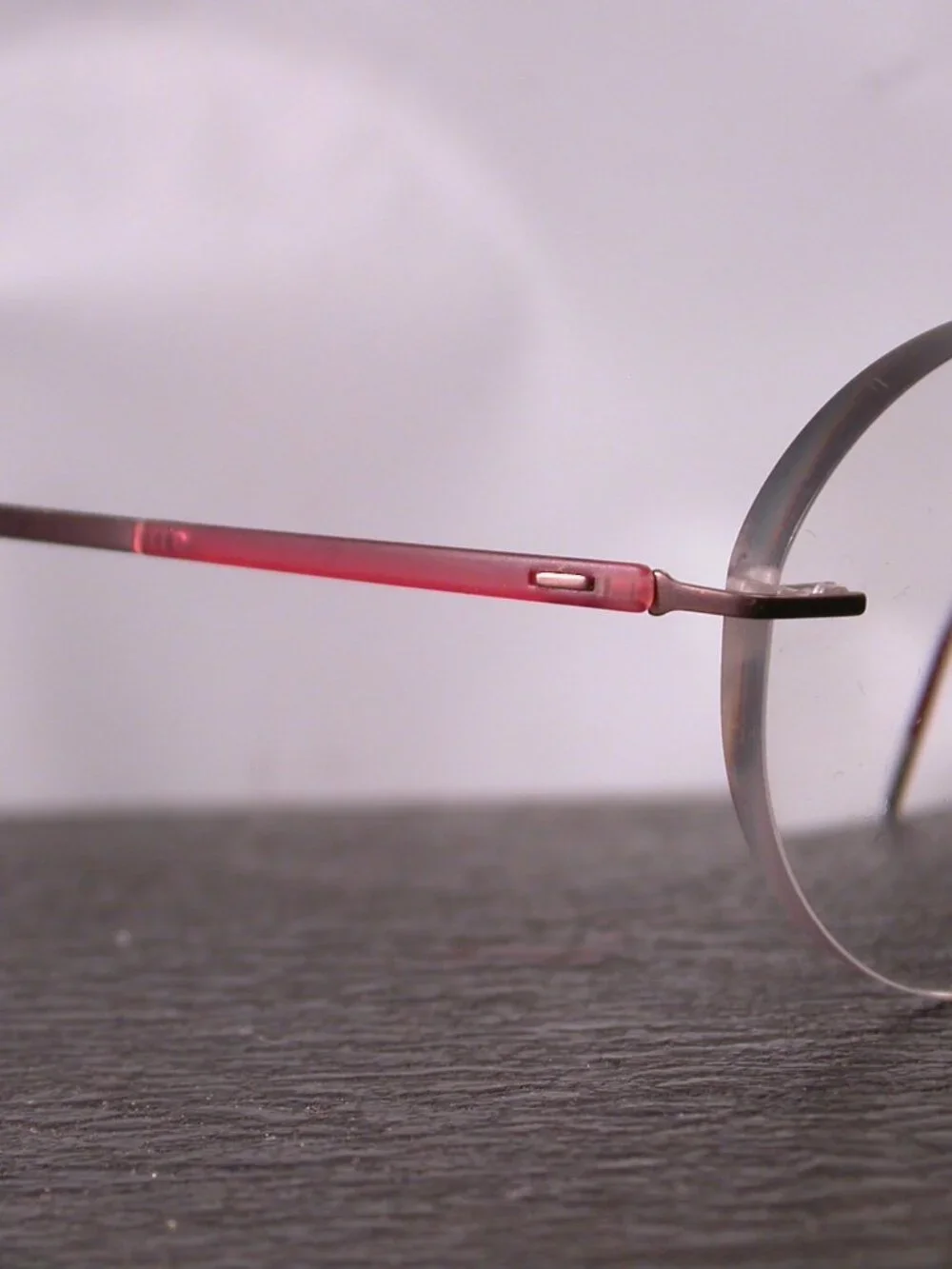 Silhouette Titan Frameless Red Light Weight Eyeglasses Made in Austria